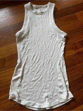 lululemon athletica Ribbed Tank Top - Off-White/Cream